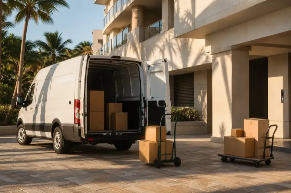 Delivery of a small load to a Florida destination on the I-95 corridor