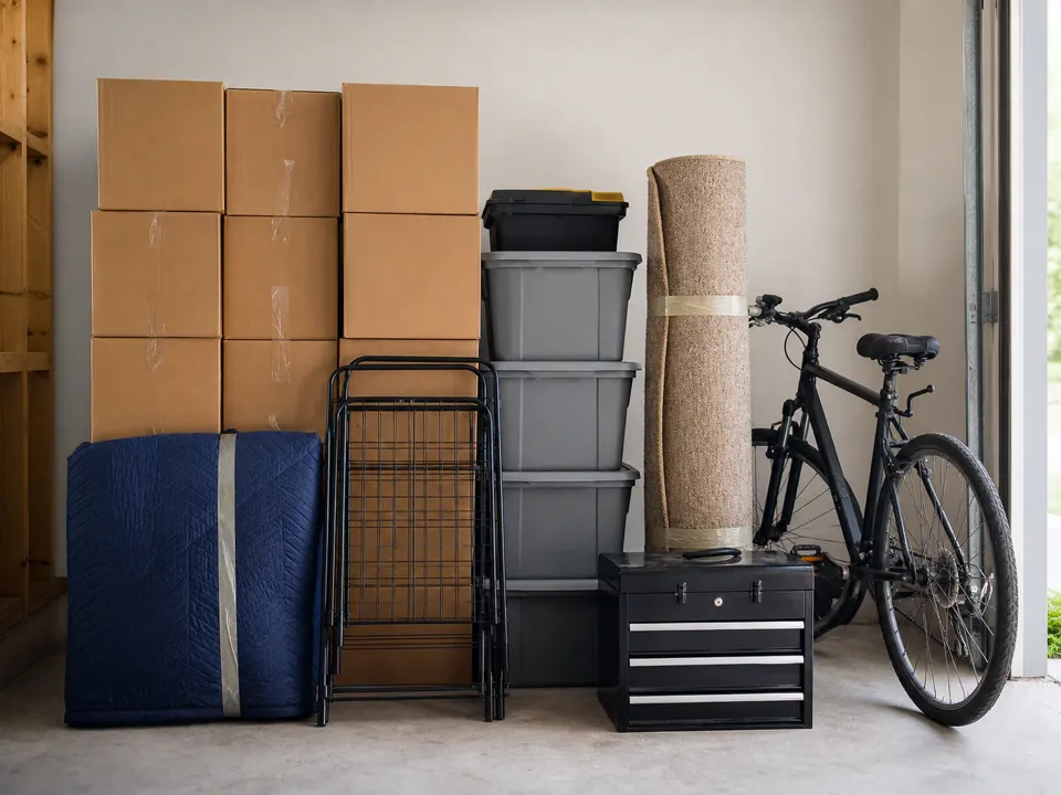 Small household load held in Duma Mimi short-term storage between pickup and I-95 delivery